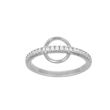 Rhodineret sølv ring DEEDEENOR 8mm, fra Joanli Nor