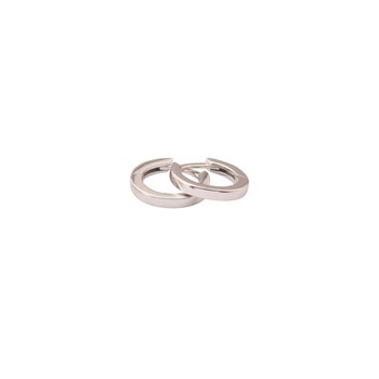 L&G knæk Creol sølv rhodineret blank 1,8x12mm C