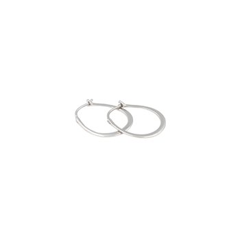 L&G creol sølv rhodineret oval 25*20