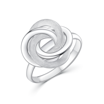 Ring i rhodineret sterling sølv – Støvring Design