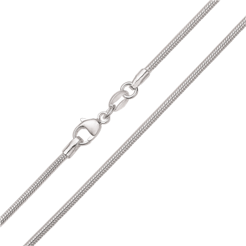 Halskæde i sterling sølv, 60 cm – Støvring Design