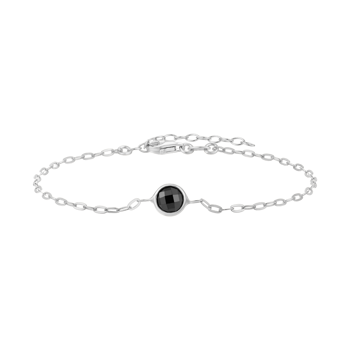 Armbånd i rhodineret sterling sølv – Støvring Design