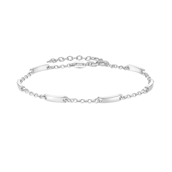 Armbånd i rhodineret sterling sølv – Støvring Design