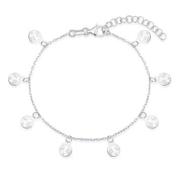 Armbånd i rhodineret sterling sølv – Støvring Design