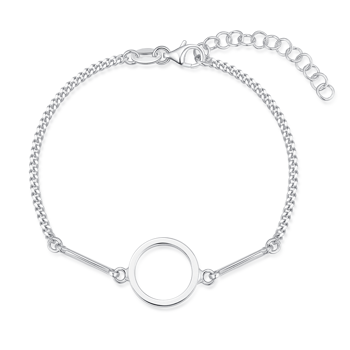 Armbånd i rhodineret sterling sølv – Støvring Design
