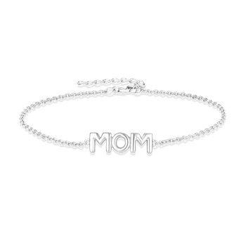 Mom armbånd i rhodineret sterling sølv – Støvring Design