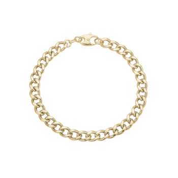 Aagaard Armbånd med Store Led – Forgyldt Sterling Sølv