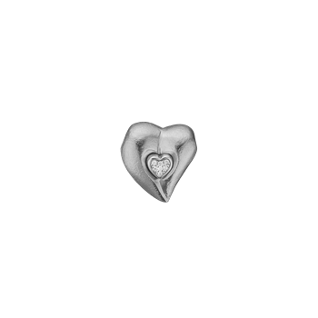 Aagaard Lås, heart, sølv