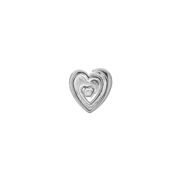 Aagaard Lås, heart twist, sølv