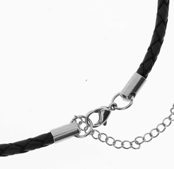 Halskæde, med sort 42 cm – Støvring Design
