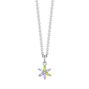 Halskæde i rhodineret sterling sølv, 45 cm – Støvring Design