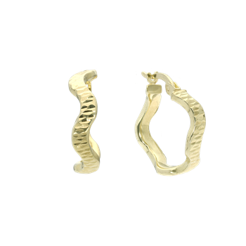 Aagaard Creoler 8 karat pattern i 8 karat guld