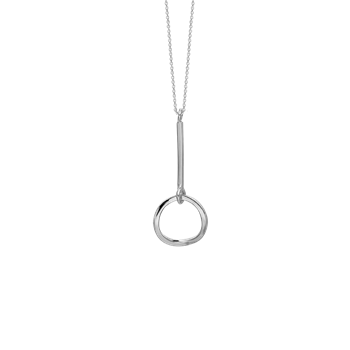 Aagaard Halskæde oval, 42+3 cm, sølv