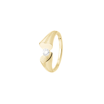 Aagaard Ring, 8 karat, magiske hjerter i 8 karat guld
