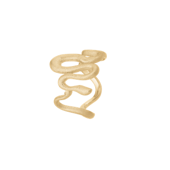 Aagaard Snake, ring, forgyldt i forgyldt sølv