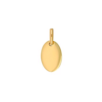 Vedhæng i 8 karat guld, 8x12 mm, oval fra Siersbøl – forhandlet hos Houmann.dk