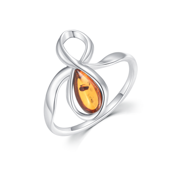 Ring i rhodineret sterling sølv – Støvring Design