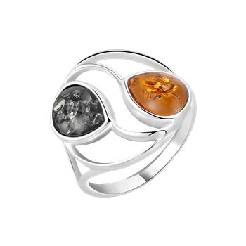 Ring i rhodineret sterling sølv – Støvring Design