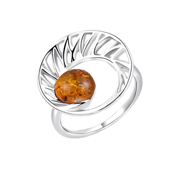 Ring i rhodineret sterling sølv – Støvring Design