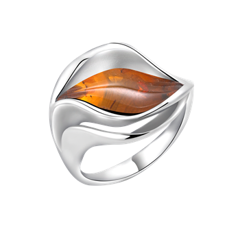 Ring i rhodineret sterling sølv – Støvring Design