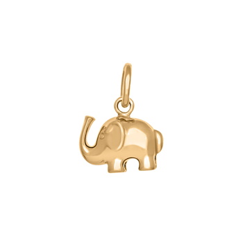 Vedhæng med elefant i 8 karat guld fra Siersbøl – forhandlet hos Houmann.dk