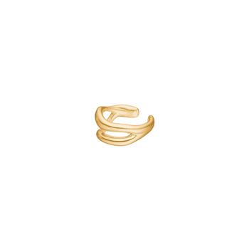 Nordahl forgyldt sølv earcuff FLUID52