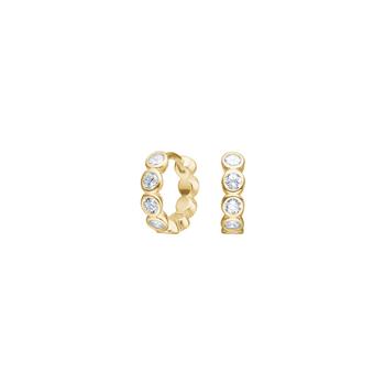 Joanli Nor Tessanor creoler i sølv 3x12 mm