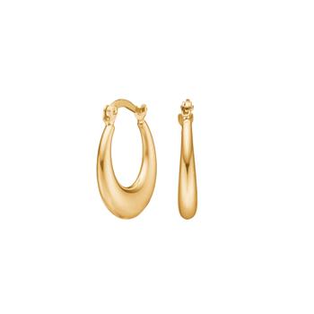 Creoler i 8 karat guld fra Siersbøl – forhandlet hos Houmann.dk