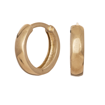 Creoler i 8 karat guld, 3x12 mm fra Siersbøl – forhandlet hos Houmann.dk