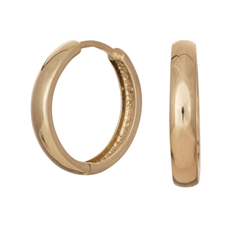 Creoler i 8 karat guld, 3x16 mm fra Siersbøl – forhandlet hos Houmann.dk