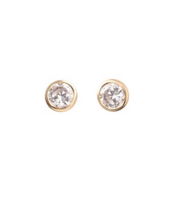 L&G ørestik 8 karat 2,5mm konisk zirkonia