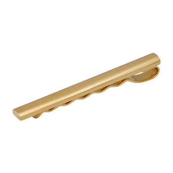 Son of Noa rustfri stål slipseholder IP forgyldt blank, 60mm