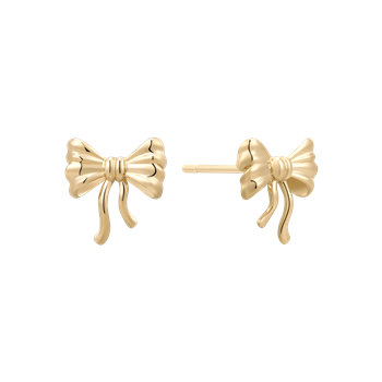 Ørestikker i 8 karat guld, 6 x 6 mm – Støvring Design