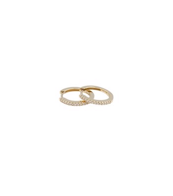 L&G knæk creol 14 karat 0,12 carat Wsi 15*1,4
