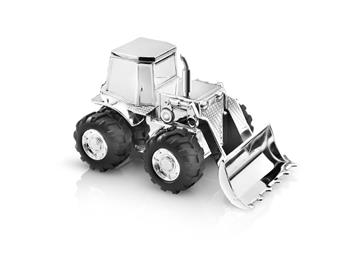 Noa Kids sparebøsse traktor, sølvfarvet