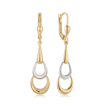 Ørehængere i 8 karat guld – Støvring Design