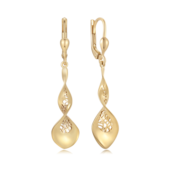 Ørehængere i 8 karat guld – Støvring Design