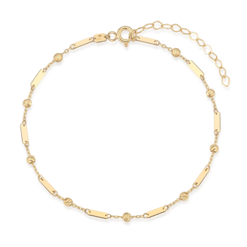 Armbånd i 8 karat guld med ugle – Støvring Design