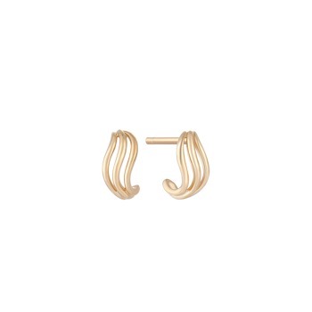 Ørestikker i 14 karat guld – Støvring Design