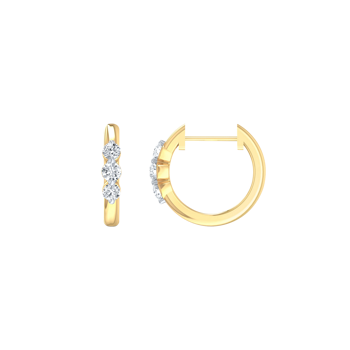 Creoler i 14 karat guld, 20 x 2 mm – Støvring Design