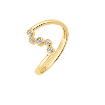 Ring i 14 karat guld – Støvring Design