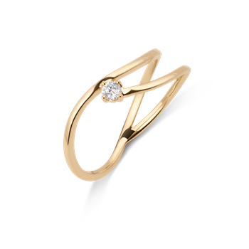 Ring i 14 karat guld – Støvring Design