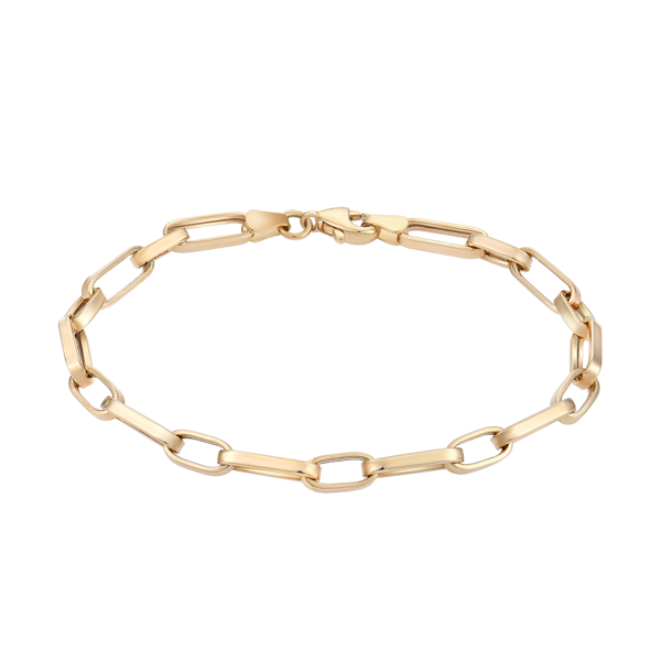 14 karat mode guldarmbånd, 19 cm