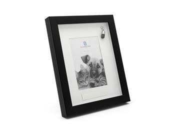 Noa Kids fotoramme + mindebeholder 10x15 pp sort