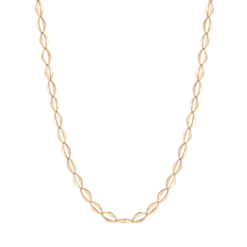 Halskæde i 14 karat guld, 43 cm – Støvring Design