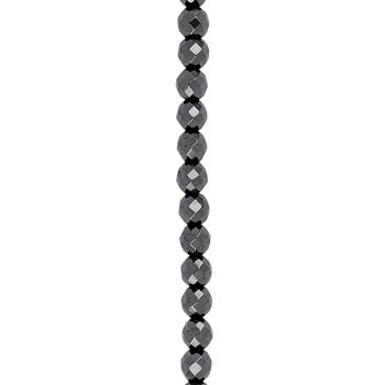 Hematit system-kæde facet. 10mm 45cm from Heinzendorff