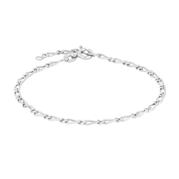 Armbånd i rhodineret sterling sølv fra Siersbøl – forhandlet hos Houmann.dk