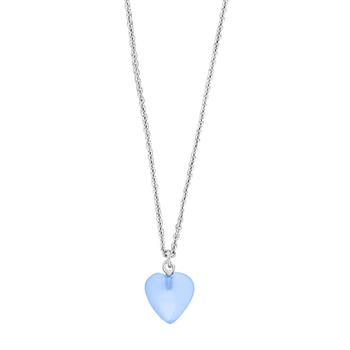 Nordahl rhd. sølvkæde YOU52 blue chalcedon