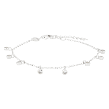 Rhodineret sølv armbånd GIANOR 3mm 17+3cm, fra Joanli Nor