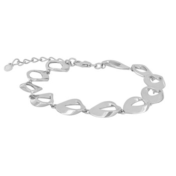 Armbånd i rhodineret sterling sølv, 9 mm fra Siersbøl – forhandlet hos Houmann.dk